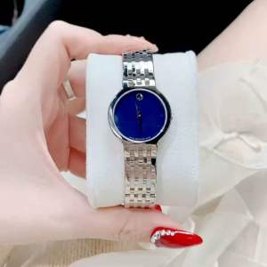 Đồng Hồ Nữ Movado 0607497 Quartz Size 28 Blue Esperanza Diamond
