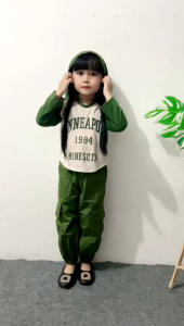 stelan baju anakkperempua 2-7tahun Korean style import