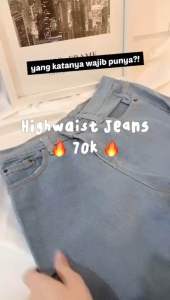 Boyfriend Jeans - Celana Pensil Wanita Terbaru Bahan Jeans Premium