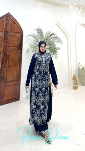 DRESS GAMIS OUTER MODE RANIA TERBARU BY KAYYANI 100% ASLI REAL