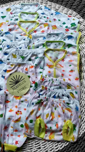 Baju Bayi Laki-laki Full Print Isi 18pcs Usia 0-3 Bulan Persiapan Lahiran