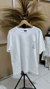 Kaos Oversized Tshirt ITS A Tea Shirt Gambar Depan Belakang Kaos Oversize Wanita/Pria