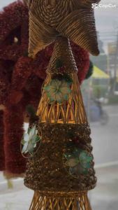 CAPIZ FLOWER CHRISTMAS ORNAMENTS