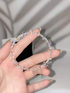 Lắc tay bạc s925 mic đá pha lê lấp lánh sanh chảnh bền đẹp