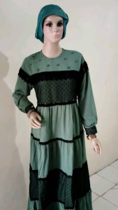 Gamis wanita ceruti premium