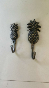 Kapstok Kuningan Antik Gantungan Baju Motif Nanas 1 Pcs