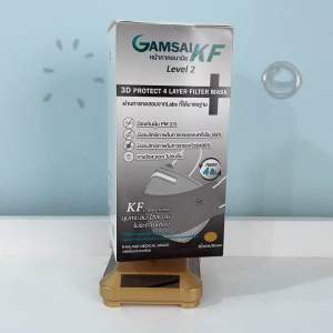 พร้อมส่ง 1กล่อง/30ชิ้น หน้ากากอนามัย แมส Gamsai(แก้มใส)  แผ่นกรอง 4 ชั้น เกรดทางการแพทย์ ประสิทธิภาพสูง