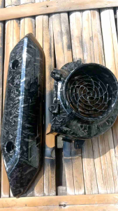 Tameng Knalpot & Tutup Kipas Bear FI Karbon: Desain Unik Motor