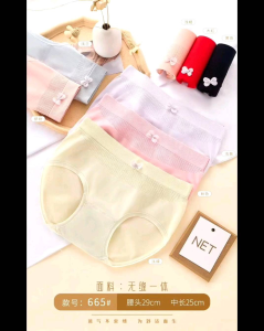 Celana Dalam Wanita Laikadi 644/665/2502 Rajut Tanpa Jahitan Samping Size XXL