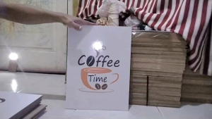 TATSBITA Pajangan Hiasan Dinding Dekorasi Wall Decor Cetak Foto Bingkai / Foto Kayu Ukuran 30x40cm