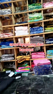 paket usaha 10 sprey tanpa Sarban dan sarling 120x200/ bahan adem dan tidak luntur / bisa cod