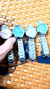 Jam Tangan Wanita Charles Delon 9303 Tangal Aktif Strap Rantai Stainless Stell - Jam Tangan Mewah Elegan Original