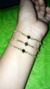 gelang serut warna Vancleef 02 gram