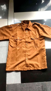 Pakaian Seragam Pemda PNS ASN BUMN Guru Pegawai Kantor Warna Khaki Baju Kerja Bagus Setelan Kemeja Dan Celana Bahan Tebal Jahitan Rapi Dan Kuat