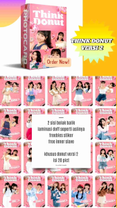 Photocard JKT48 DONUT Versi 2 Terbaru 2 sisi