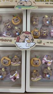 Purple ST008 Stiker 3D Capibara Capybara DIY Dekorasi Gantungan Kunci Karakter Kapibara cocok untuk gift hadiah kado ulangtahun