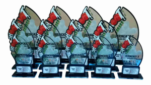 Piala Trophy Tropi Plakat Akrilik Custom Kustom Murah Kejuaraan Basket Piagam Penghargaan Aksesoris