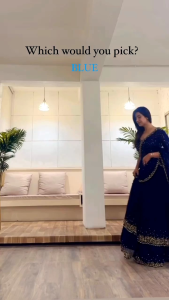 [PRE-ORDER] Semistitched Two Layer Faux Georgette Lengha ( Delivery 15 Days )