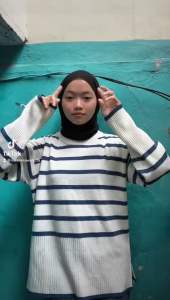 HARU knit oversize sweter//rajut premium