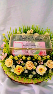 Box uang mahar terarium hantaran kekinian