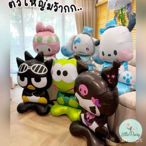 ลูกโป่งซานริโอ้ตั้งได้ ลูกโป่ง4D ลูกโป่งมายเม ชินนาม่อนโรล ปอมปอม คุโรมิ เคโระ ฟอยล์การ์ตูนซานริโอ้