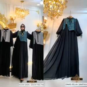 READY GAMIS SHR//GAMIS BELAHAN SAMPING SHR//BISA COD