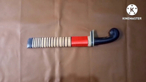 golok tebang bambu dan kayu (tanduk ) golok baja per tebal 4mm