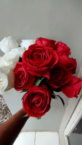 Bunga mawar artificial / mawar satuan  murah