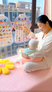 Poster dinding suara & poster gantung edukasi belajar anak bahasa inggris Indonesia