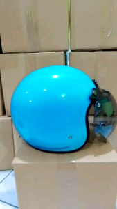 Helm Bogo Anak Usia 4-12 Tahun Warna Polos Ukuran Menyesuaikan