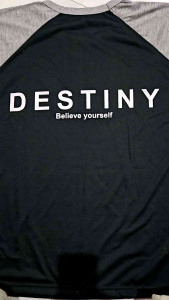 Kaos Atasan Wanita sablon Destany / Kaos raglan Wanita Lengan 3\4/ Kaos Cewek/ Kaos Oblong/ Baju Kaos Tshirt/ Tshirt wanita/ Tshirt cewek/ Baju Wanita