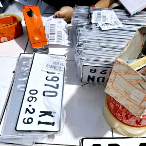 PLAT STANDAR MOTOR LOGO KORLANTAS