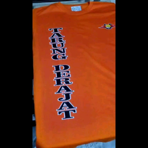 KAOS TARUNG DERAJAT BONUS TOPI BAHAN KATUN COMBED READY LENGAN PENDEK PANJANG