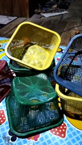 GROSIRR !!! 40 PCS WAKUL PLASTIK SEGI EMPAT