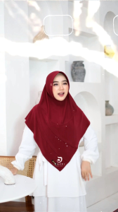 FAIZA Daffi Hijab Terbaru Jilbab Instan Premium Kerudung Bergo Ibu Jumbo