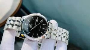 ĐỒNG HỒ NAM CHÍNH HÃNG Orient RA-AC0F01B10B Symphony 3 Automatic Dresswatch Black Dial Silver Stainless Steel