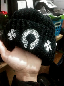 Kupluk Chrome Hearts skate tebal 2 layers