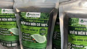 500gram Phân bón viên nén hữu cơ Trùn Quế SFARM cho kiểng lá bon sai cây cảnh trong nhà không mùi