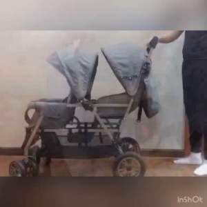 SG SELLER~Ready Stock 9kg Twin High Low Double Stroller