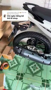 Pô Móc Ấm Exciter 150.155 Nhét Cổ Tăng Inox ( Kèm Ốp )