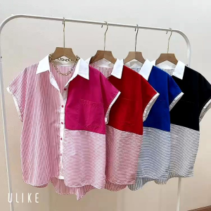 STRIPES BLOCK COLOUR SHIRT