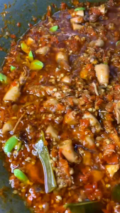 Sambal Cumi Pete Ala Resto - Sambal mercon pedas nikmat dengan potongan cumi dan pete