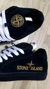 Sneakers Model Gemuk Kulit Asli