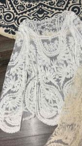 Áo khoác ren choàng ngoài bikini mặc đi biển sống ảo hot hit