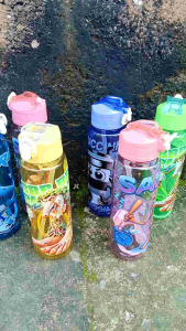 lagi viral nih !!! botol minum anomali 900ml gratis tali samping botol minum anak sekolah karakter tung tung sahur