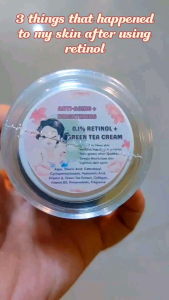 Retinol + Green Tea Anti-aging/Brightening/Dark spots remover/Tightens skin/Anti-acne Cream