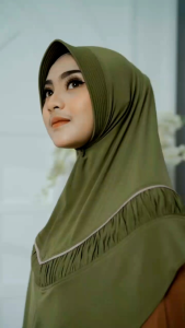 Hijab Arrafi 727 jilbab kerudung Arrafi  Khimar bergo pet antem Stella terbaru hijab daily simpel