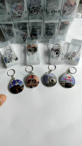 ISI 50 Souvenir Oleh-Oleh Haji Umroh & Gantungan Kunci Kubah Mekah Kemas Mika