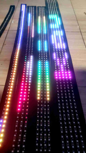 1set modul + lampu sterobo kaca Animasi dan text 12v24v