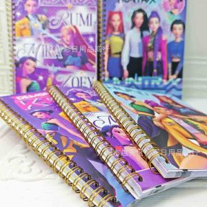 Demon Hunters Kpop Spiral Notebook Party Door Gift Children NotedBook keychain notebook Raedy Stock Malaysia 🇲🇾